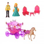 Prince And Princess With Carriage Role Play Toy Set